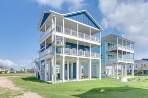 Modern Galveston Vacation Rental Steps to Beach!
